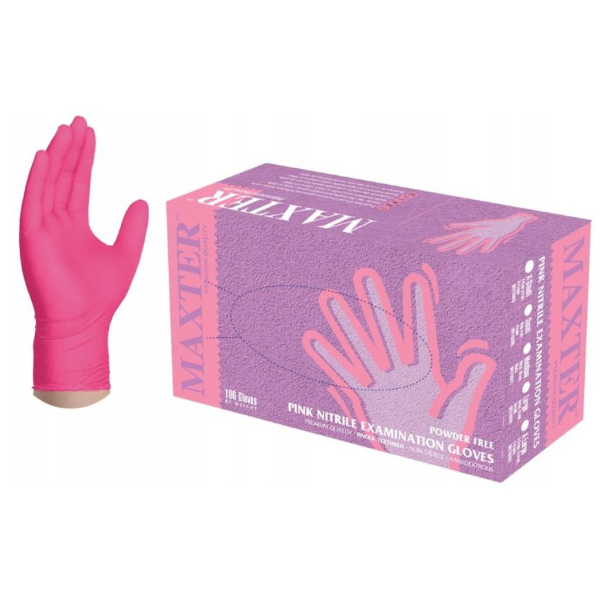 Gant Nitrile non poudré – Maxter - Taille XS/S/M/L/XL