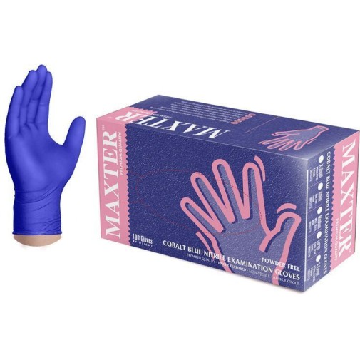 Gant Nitrile non poudré – Maxter - Taille XS/S/M/L/XL