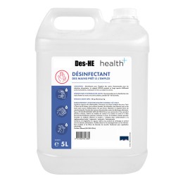 Solution hydro alcoolique Bidon de 5L - Healt +