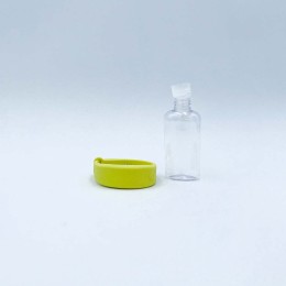 Bracelet distributeur de solution hydroalcoolique - jaune ou bleu ACHILLE -  taille S/M/L