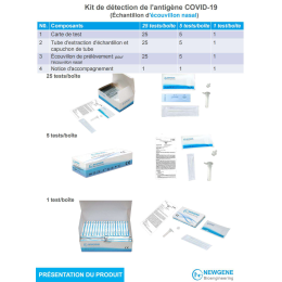 Test rapide antigénique Covid-19 NEWGENE à partir de 100 tests