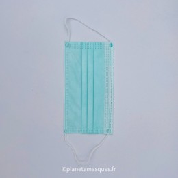 Masque chirurgical type 2R – Vert Anis – boite de 50 masques